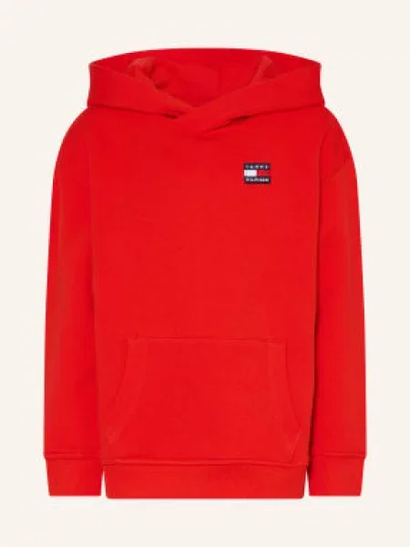 Tommy Hilfiger Bluza Z Kapturem rot biała