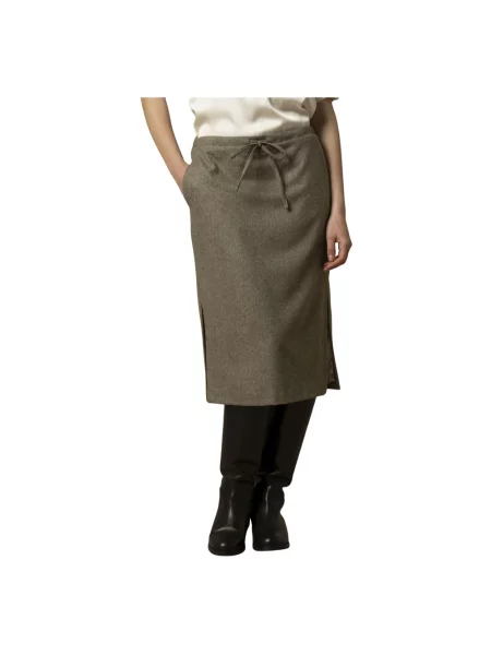 Spódnica Kocca elegancka za kolano zielona