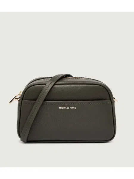 Michael Kors De piele geantă poștaș Jet Set Small