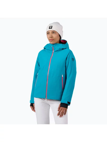 Дамско скиорско яке Rossignol Blackside niagara синьо