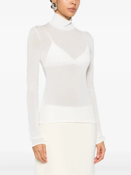 Dlouhý top Jil Sander bílý