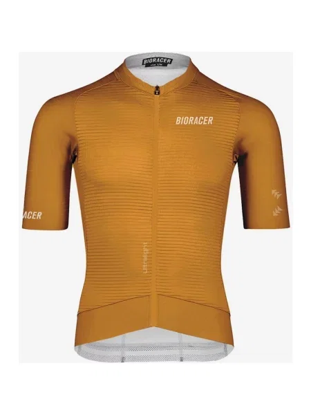 Koszulka rowerowa Bioracer Epic Ultralight krótki rękaw ochra M pomarańczowy