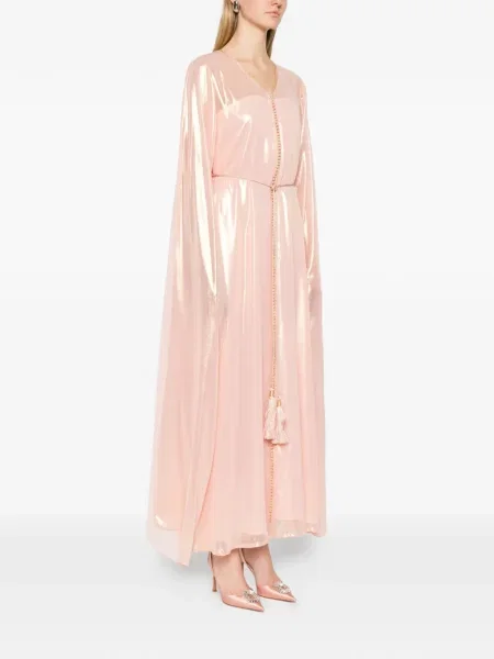 Rochie maxi Reem Al Dhaheri lungă roz