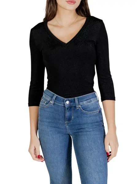 Majica z dolgimi rokavi Morgan De Toi z dolgimi rokavi črna