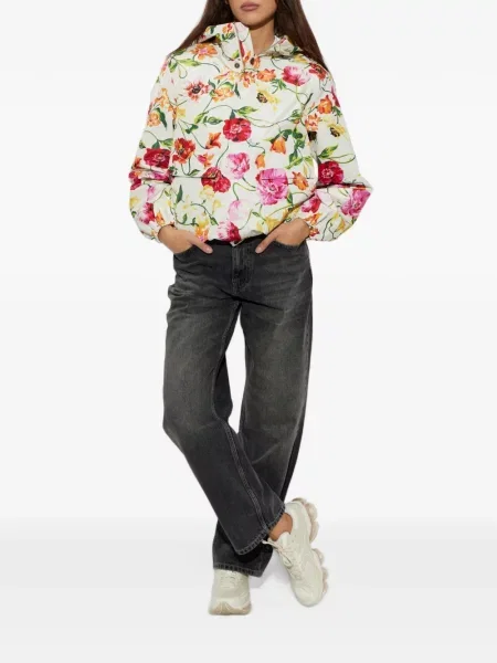 Geacă Kenzo cu model floral cu glugă cu imagine