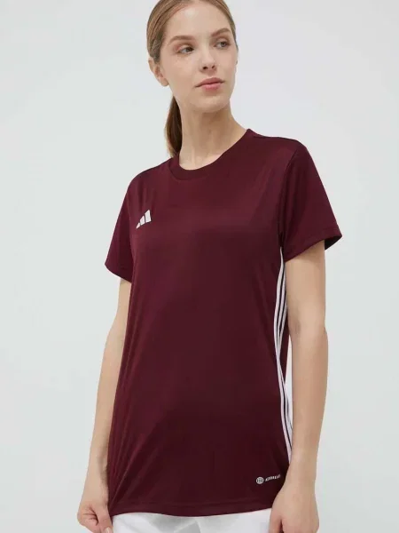 Tréninkové tričko adidas Performance Tabela 23 vínová