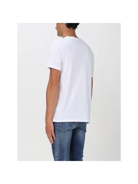 Hugo Koszulki Mężczyzna L Logo Tee Short Sleeve biały