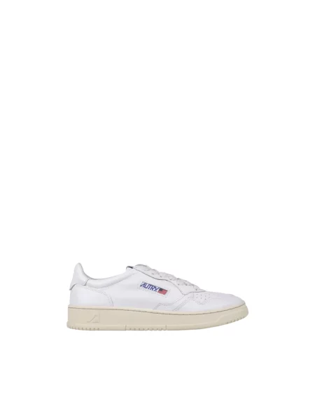 Sneakers Autry Medalist Low Man Leat/ Leat Wht/ Wht EUR 41 białe