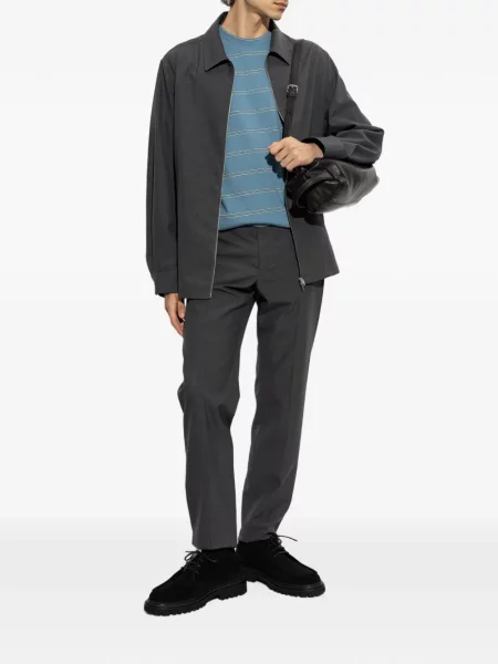 Geacă Jil Sander de lână gri