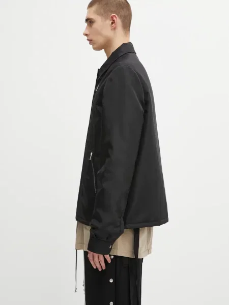 Μπουφάν Rick Owens DRKSHDW Concealed Zipfront μαύρο