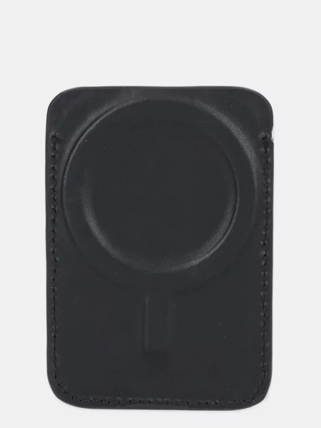 Usnjen etui za kartice Calvin Klein črna