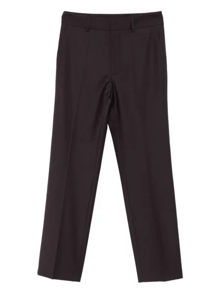Pantaloni Patrizia Pepe de lână negru