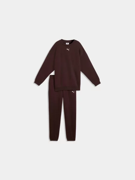 Дитячий Спортивний костюм PUMA Loungewear Sweat Suit комбінований верх коричневий