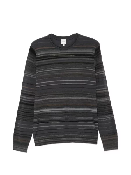 Pulover Paul Smith cu decolteu rotund gri