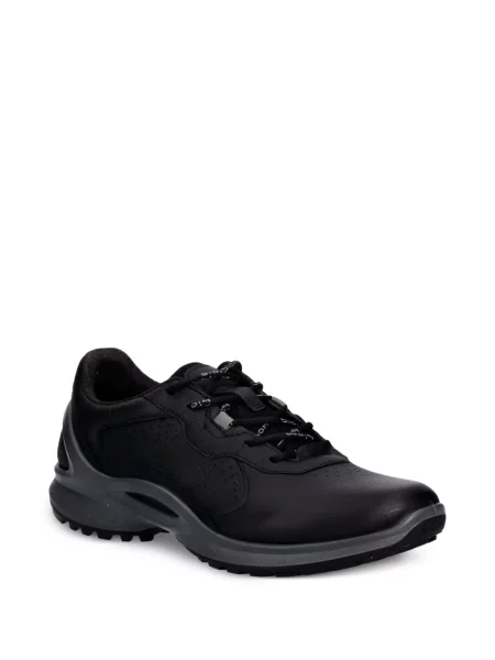 Sneakerși Ecco cu șireturi din dantelă negru