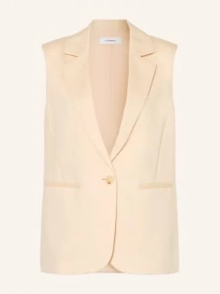 Comma Kamizelka Typu Blazer beige beżowa