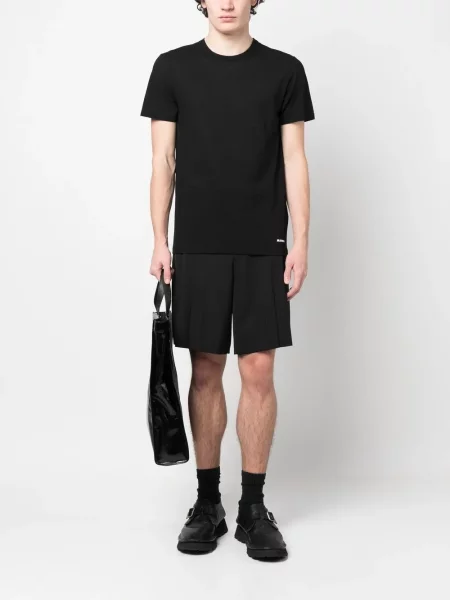 Marškinėliai Jil Sander juoda