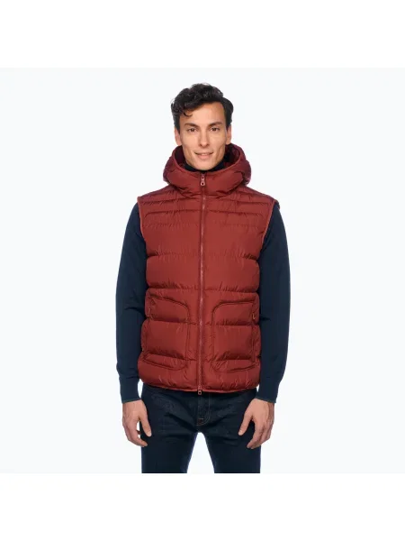 Vestă pentru bărbați Geox Magnete merlot