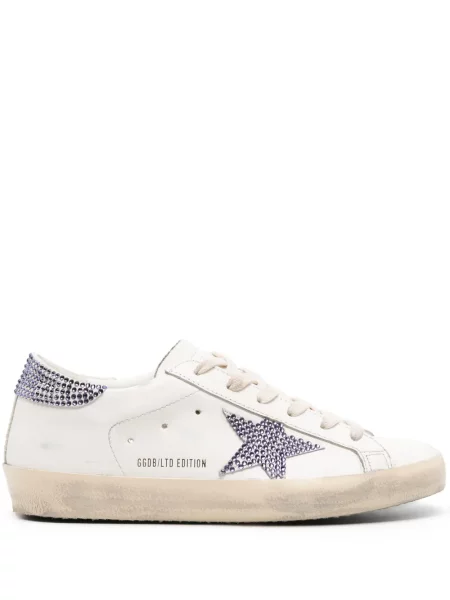 Sneakerși Golden Goose din piele alb