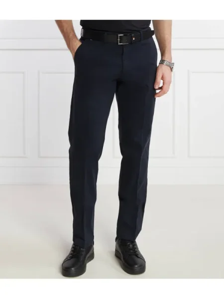 BOSS BLACK Chino nadrág | stretch fekete