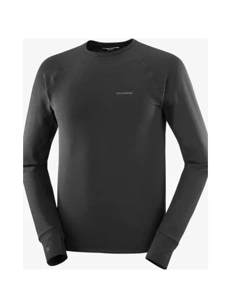 Koszulka Salomon Essential Lighwarm z długim rękawem XS czarna