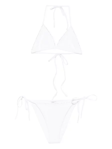 Bikini Hunza G s kristalima bijela