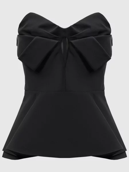 Корсетный топ Alexander Mcqueen черный