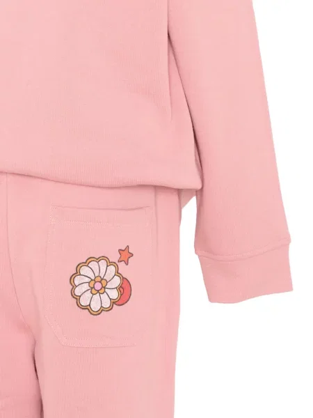 Komplet dresowy dziecięcy Stella Mccartney różowy