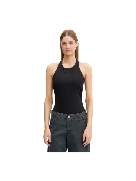 Koszulka Emporio Armani Ea7 z logo czarna