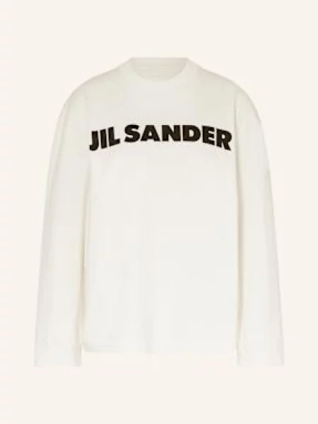 Jil Sander Tričko S Dlouhým Rukávem bílá