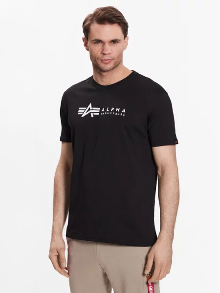 Koszulka Alpha Industries czarna