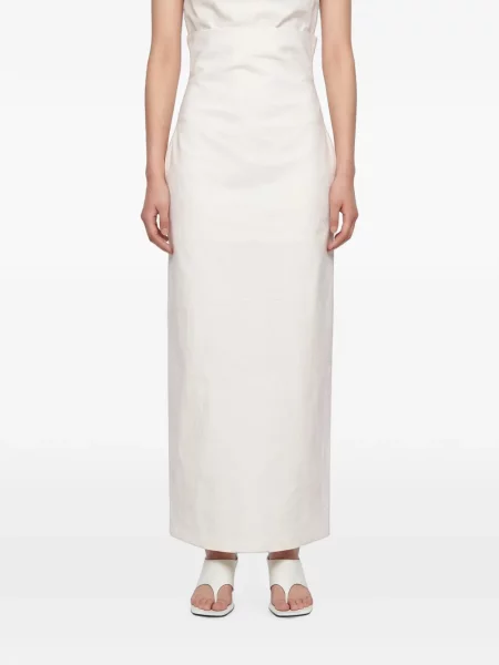 Fusta maxi Issey Miyake alb