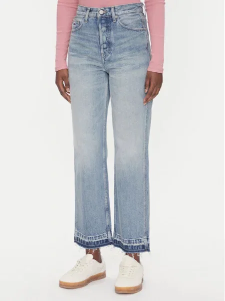 Tommy Jeans Džinsai Layla mėlyna
