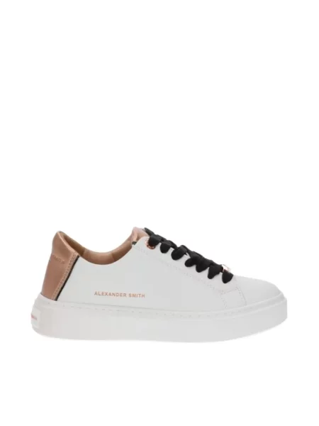 Sneakersy Alexander Smith białe