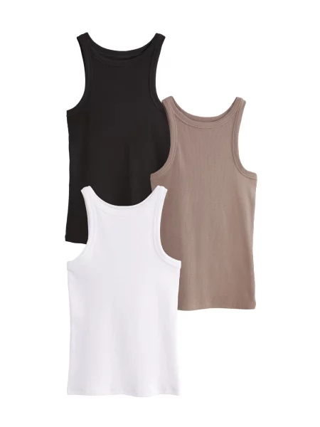 The Set Top maro / negru alb