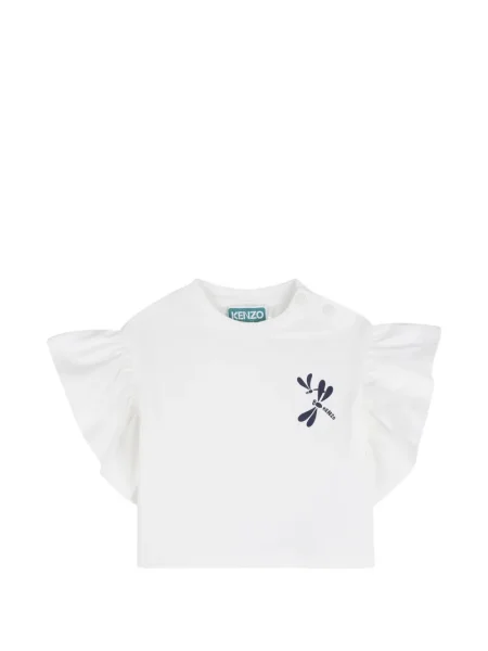 Dětské top Kenzo bílý