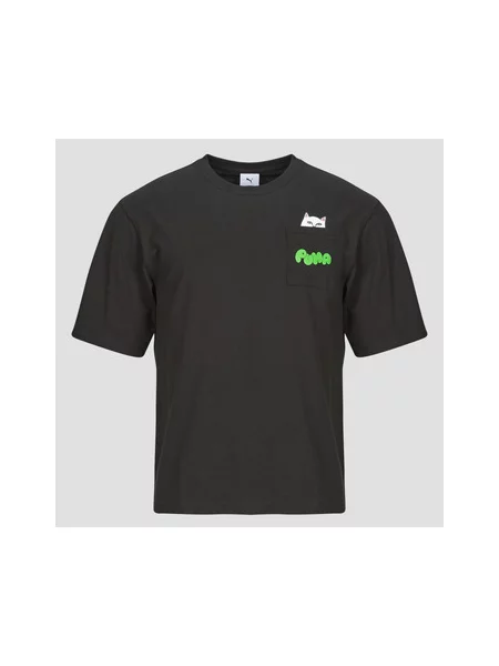 Majica Puma s kratkimi rokavi črna