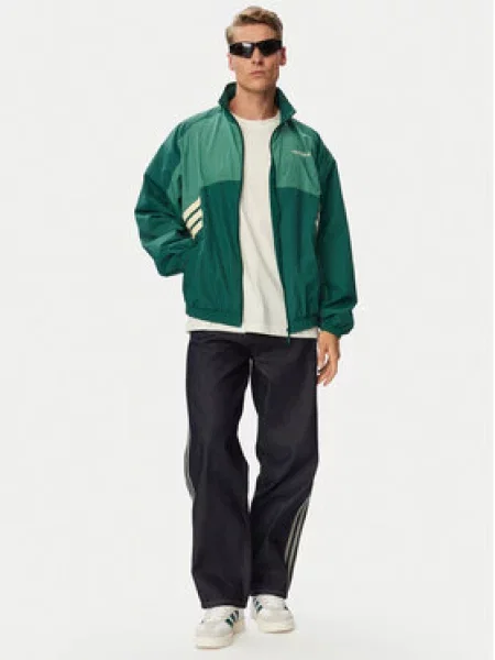 ADIDAS ORIGINALS Prijelazna jakna Munich svijetlobež / žad / tamno zelena