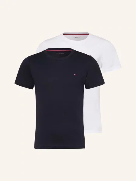 Tommy Hilfiger T-Shirt 2 Szt. blau biała