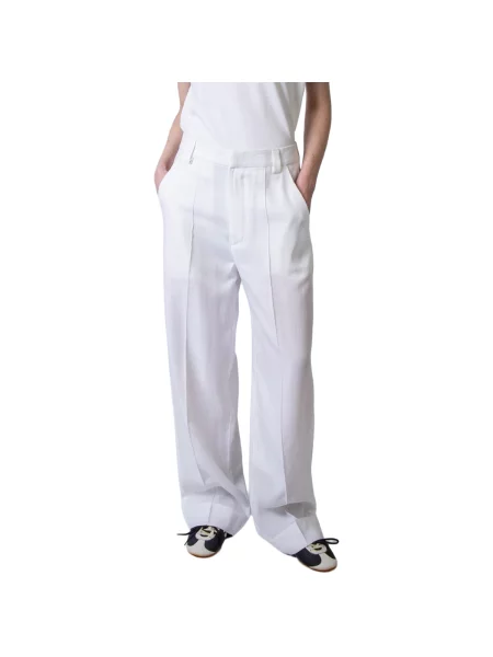Pantaloni Dondup alb