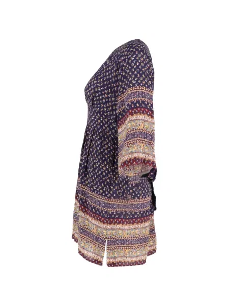 Rochie mini Sea cu decolteu în V albastru