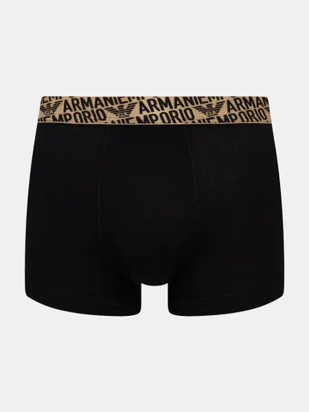 Bokserki Emporio Armani Underwear z paskiem czarne