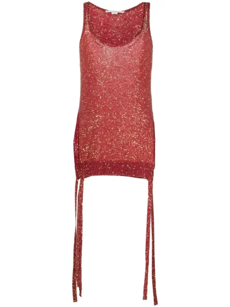 Top Stella Mccartney cu paiete roșu