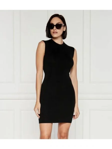 Michael Kors De lână rochie negru