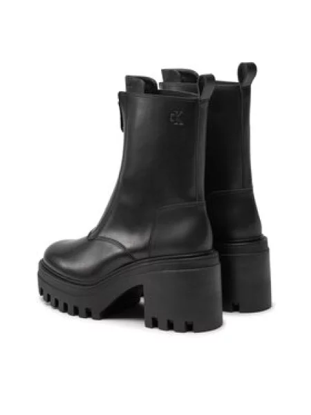 Calvin Klein Jeans Aulinukai Chunky Heeled Zip juoda