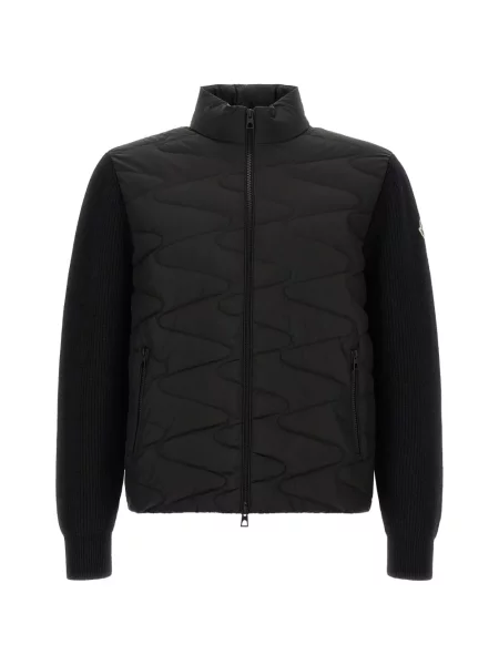 Matlasat geacă Moncler negru