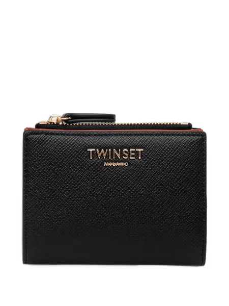 Portofel Twinset cu autograf negru