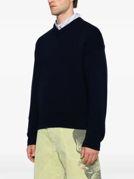 Svetr Jw Anderson s výstřihem do v modrý