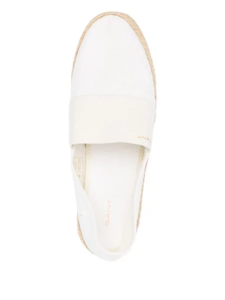 Espadrile Gant fără toc alb