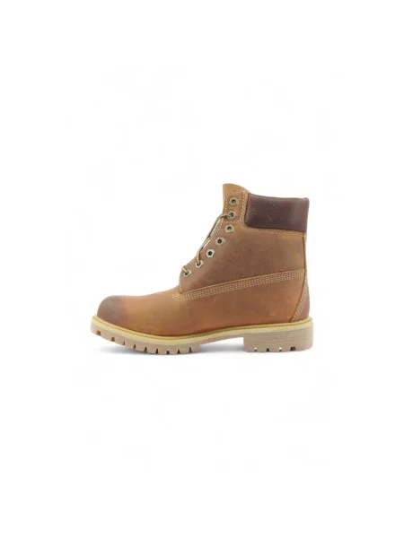 Botki Timberland skórzane brązowe